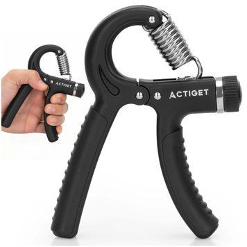 Еспандер кистьовий Actiget 5-60 кг з регульованим навантаженням ACT0051 Black 5821 фото