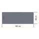 Килимок спортивний Cornix PU 183 x 68 x 0.4 см для йоги та фітнесу XR-0320 Grey 5115 фото 12