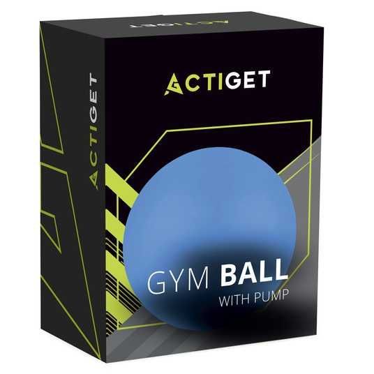 М'яч для фітнесу (фітбол) Actiget 75 см з насосом ACT0147 Blue