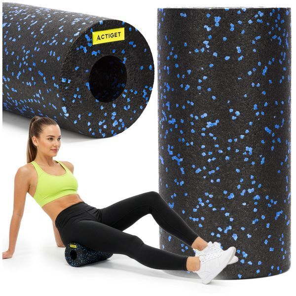 Масажний ролик Actiget EPP 29.5 x 15 см (валик, роллер) ACT0093 Black/Blue 5830 фото
