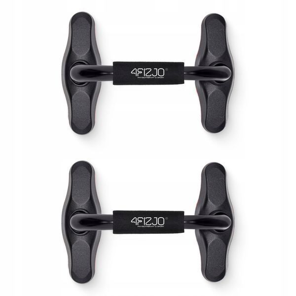 Упори для віджимань 4FIZJO Push-up Bars Black/Red (P-5907739310392) 2007 фото