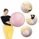 М'яч для фітнесу (фітбол) 4FIZJO 55 см Anti-Burst Pink (P-5907739316271) 4404 фото 11