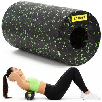 Масажний ролик Actiget EPP 29.5 x 15 см (валик, роллер) ACT0094 Black/Green 5831 фото