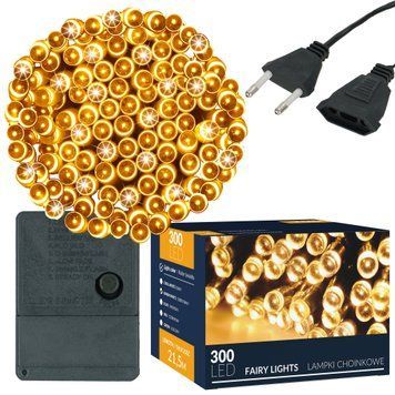Гірлянда Springos 20 м 300 LED 8 режимів CL0336 Warm White 6060 фото
