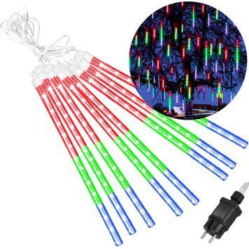 Гірлянда метеоритний дощ Springos 3 м 144 LED CL1216 Mix 3357 фото