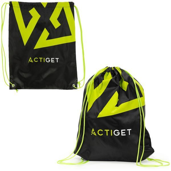 Сумка для взуття Actiget 20 л спортивна сумка зі шнурком ACT0179 Black 5931 фото