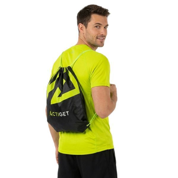 Сумка для взуття Actiget 20 л спортивна сумка зі шнурком ACT0179 Black 5931 фото
