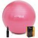 М'яч для фітнесу (фітбол) Cornix 85 см Anti-Burst XR-0251 Pink 4719 фото
