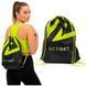 Сумка для взуття Actiget 20 л спортивна сумка зі шнурком ACT0179 Black 5931 фото 1