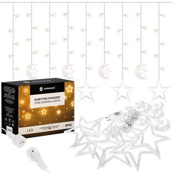 Гірлянда бахрома вулична (зовнішня) Springos 2 м 138 LED CL4013 Warm White 3358 фото