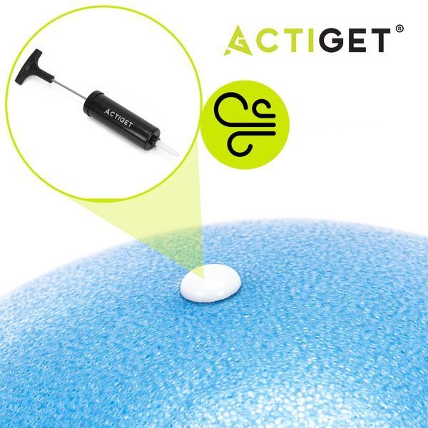 М'яч для пілатесу, йоги, реабілітації Actiget 22 см ACT0149 Blue 5882 фото