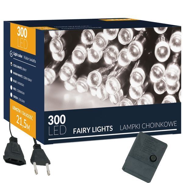 Гірлянда Springos 20 м 300 LED 8 режимів CL0337 Cold White 6061 фото