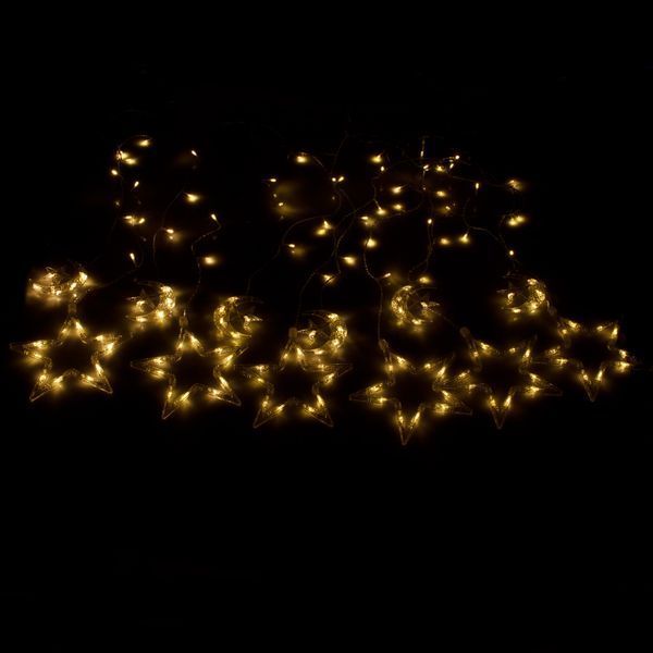 Гірлянда бахрома вулична (зовнішня) Springos 2 м 138 LED CL4013 Warm White 3358 фото