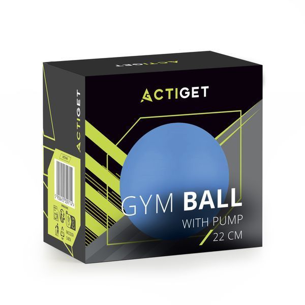 М'яч для пілатесу, йоги, реабілітації Actiget 22 см ACT0149 Blue 5882 фото