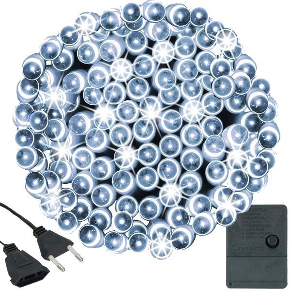 Гірлянда Springos 20 м 300 LED 8 режимів CL0337 Cold White 6061 фото