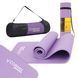 Килимок спортивний Cornix NBR 183 x 61 x 1 cм для йоги та фітнесу XR-0011 Violet 3802 фото