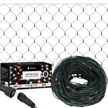 Гірлянда сітка Springos 2 x 2.6 м 160 LED CL4014 Mix 3359 фото