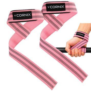 Лямки атлетичні для тяги Cornix Lifting Straps XR-0504 Pink 5933 фото