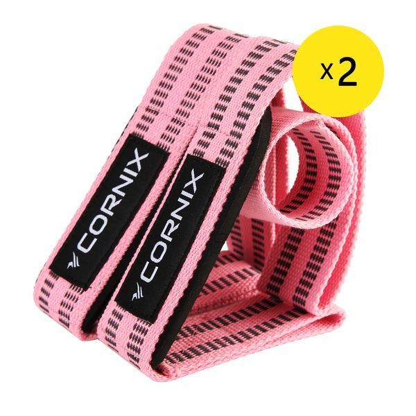Лямки атлетичні для тяги Cornix Lifting Straps XR-0504 Pink 5933 фото
