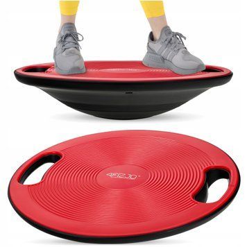 Балансувальна платформа 4FIZJO кругла, пластикова Red/Black (P-5905973400626) 4957 фото