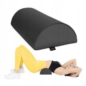 Напіввалик для реабілітації та масажу 4FIZJO 60 x 30 x 15 Black (P-5905973402910) 5156 фото