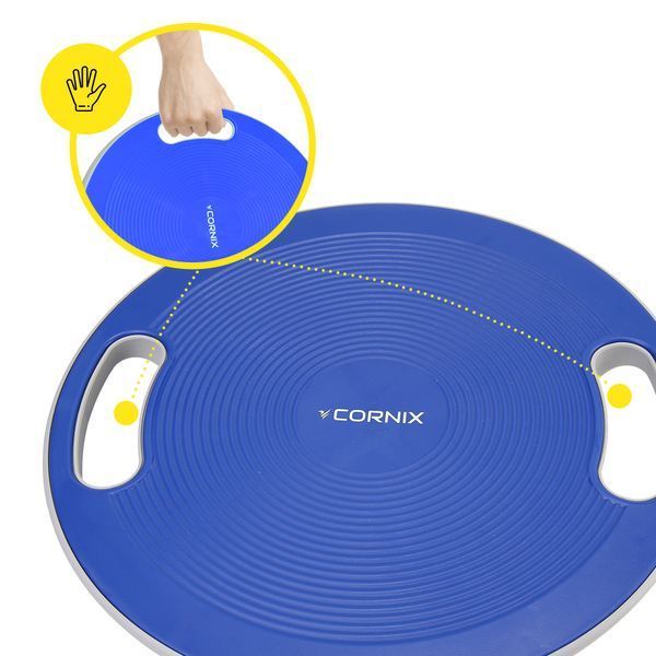 Балансувальна платформа Cornix кругла, пластикова XR-0445 Blue/Grey 5759 фото