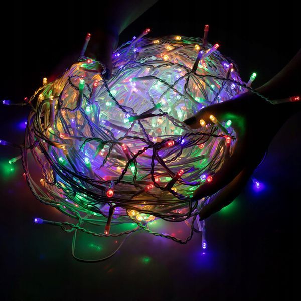 Гірлянда бахрома вулична (зовнішня) Springos 8 м 200 LED CL0203 Mix 3136 фото