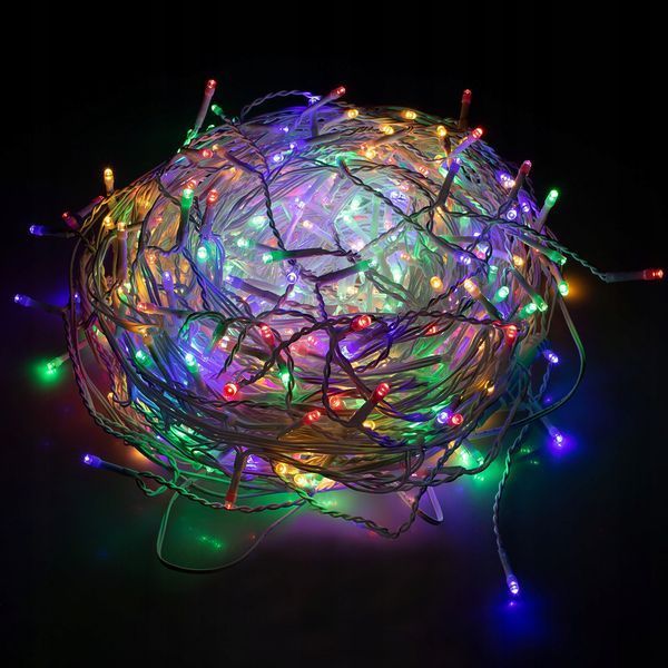 Гірлянда бахрома вулична (зовнішня) Springos 8 м 200 LED CL0203 Mix 3136 фото