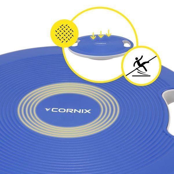 Балансувальна платформа Cornix кругла, пластикова XR-0445 Blue/Grey 5759 фото