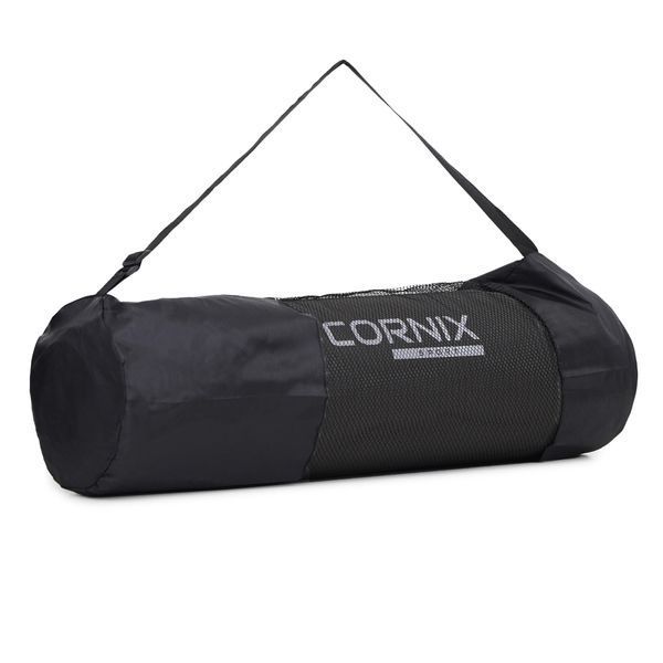 Килимок спортивний Cornix NBR 183 x 61 x 1 cм для йоги та фітнесу XR-0013 Black 3804 фото