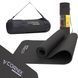 Килимок спортивний Cornix NBR 183 x 61 x 1 cм для йоги та фітнесу XR-0013 Black 3804 фото 1
