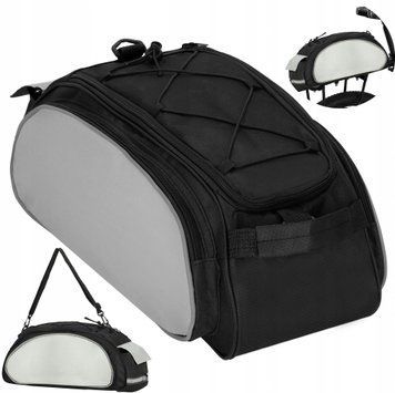 Сумка велосипедна Springos для багажника BA0025 Black 6115 фото