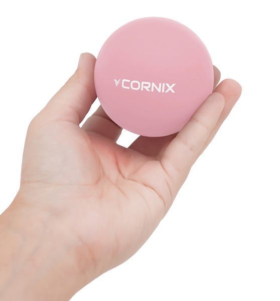 Масажний м'яч Cornix Lacrosse Ball 6.3 см XR-0121 Pink 4460 фото