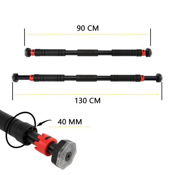 Турнік розсувний Cornix 90-130 см XR-0170 4510 фото
