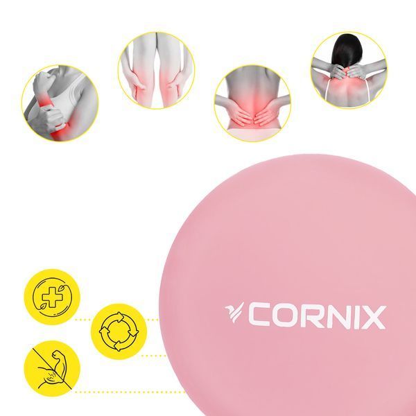 Масажний м'яч Cornix Lacrosse Ball 6.3 см XR-0121 Pink 4460 фото