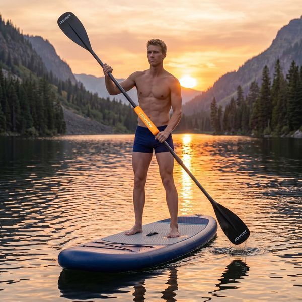 Поплавок для весла SUP дошки Aquaget 30 см AQ0054 Orange 6017 фото