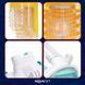 Маска для снорклінгу Aquaget повнолицьова Size L/XL AQ0002 Sky Blue/White 5966 фото 11