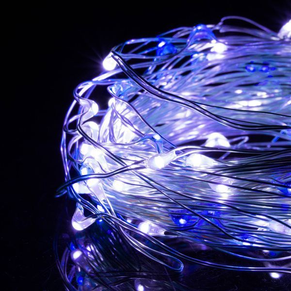 Гірлянда на батарейках Springos 1.9 м 20 LED CL0010 Cold White/Blue 3140 фото