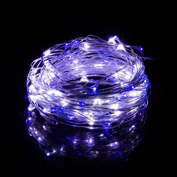 Гірлянда на батарейках Springos 1.9 м 20 LED CL0010 Cold White/Blue 3140 фото