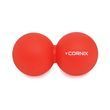 Масажний м'яч Cornix Lacrosse DuoBall 6.3 x 12.6 см XR-0112 Red
