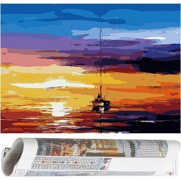 Набір алмазної мозаїки (вишивки) Springos 40 x 30 см DP0023 4017 фото