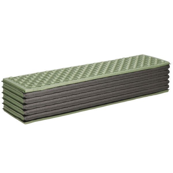 Каримат туристичний Springos XPE 182 x 60 x 0.8 cм складний PM0010 Green/Grey 5922 фото