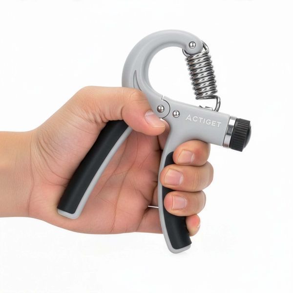 Еспандер кистьовий Actiget 20-50 кг з регульованим навантаженням ACT0052 Grey/Black 5822 фото