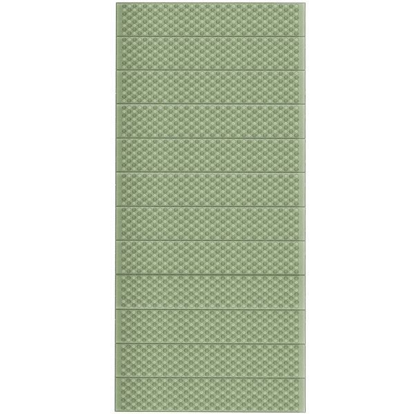 Каримат туристичний Springos XPE 182 x 60 x 0.8 cм складний PM0010 Green/Grey 5922 фото