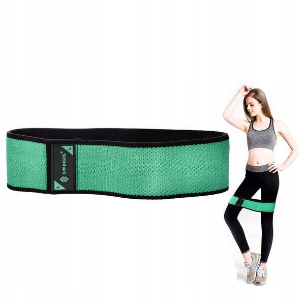 Резинка для фітнесу та спорту із тканини Springos Hip Band Size L FA0111 2126 фото