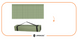 Каримат туристичний Springos XPE 182 x 60 x 0.8 cм складний PM0010 Green/Grey 5922 фото 10
