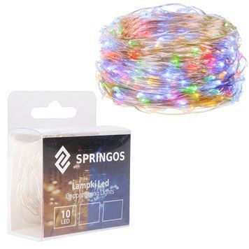 Гірлянда на батарейках Springos 0.9 м 10 LED CL0004 Mix 3143 фото