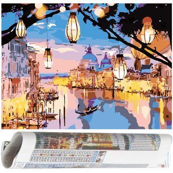 Набір алмазної мозаїки (вишивки) Springos 40 x 30 см DP0027 4021 фото
