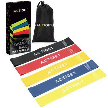 Резинки для фітнесу Actiget Mini Power Band набір 5 шт 1-20 кг ACT0104 5841 фото