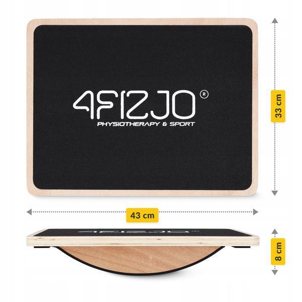 Балансувальна платформа 4FIZJO дерев'яна (P-5907739316851) 4415 фото